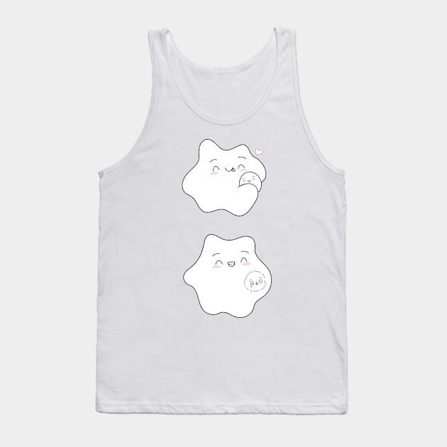 Copy of Amoeba hugs are often fatal. Biology Pun Fun Tank Top by labstud